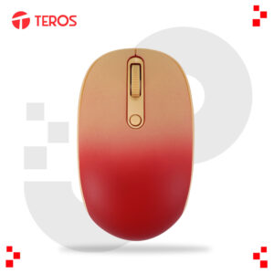 Mouse inalambrico TEROS TE-1223S 800-1600 DPI receptor USB 4 botones